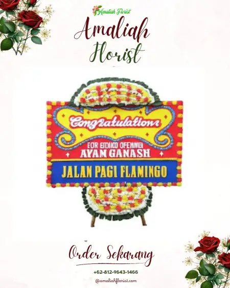 Sewa Papan Bunga Jenggot